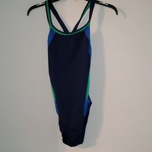 Dolphin Blue One Piece Swimsuit sz. 36